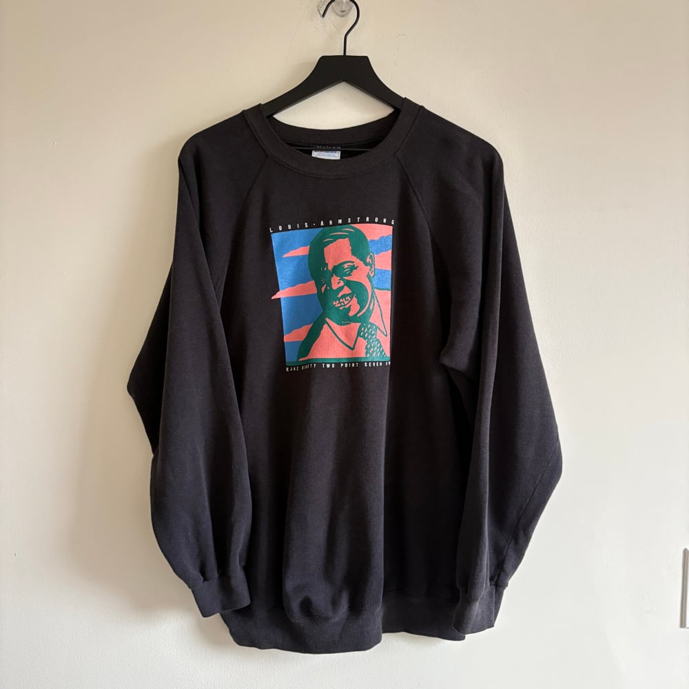 Image of KJAZ 92.7FM Louis Armstrong Crewneck Sweatshirt