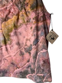 Image 5 of ♻️ UPCYCLED Petite S (6) Woven Top in Earthy Geode Ice Dye