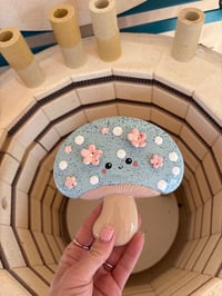 Image 1 of Blushroom the spring time mushroom blue extra large 