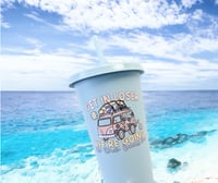 Image 3 of summer time decal cold cup