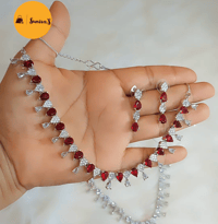 Image 2 of Manju_American Diamond Necklace Set 