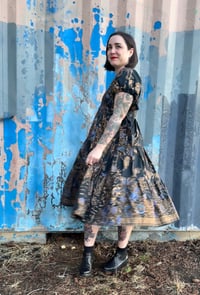 Image 1 of Holly Stalder Metallic Gold Tapestry Dress