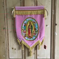 Image 5 of Handmade Wall Banner With The Virgin Of Guadalupe