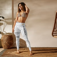 Image 4 of Everything is Fine DOMESICK Yoga Leggings