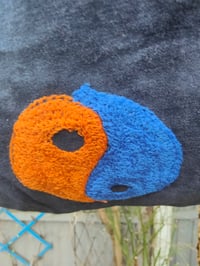 Image 3 of Wanderlust - Velvet oversized tote bag HIPPIE