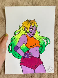 Neon Skater Girl 