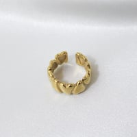Image 2 of Hearts Chunky  Statement Ring 