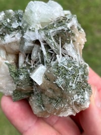 Image 13 of Green Apophyllite, Scolecite & Stilbite Specimen | India #3040