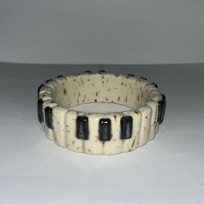 Straight Speckled Piano Bracelet