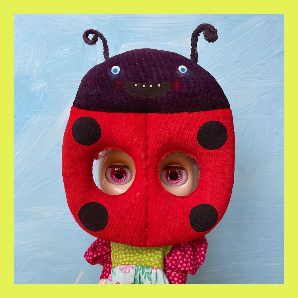 Image of Happy Ladybug Blythe Mask