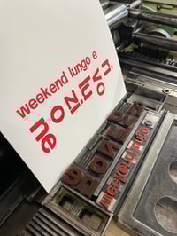 Image 1 of WEEKEND LUNGO E RIVOLUZIONE 