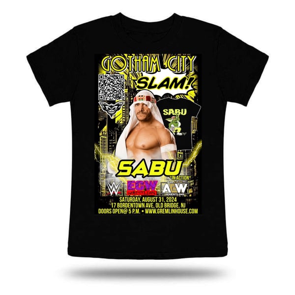 Image of Limited Sabu Gotham City Slam T Shirt