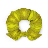 Image 1 of Lime Diamonds Hair Scrunchie