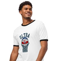 Image 3 of By TeamLUCCI™- LUCCI X ULTRAMAG “ULTRAMERICANA” COLLECTION UNISEX RINGER T-SHIRT
