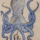 Image 2 of £50 originals - Octopus watercolour blue