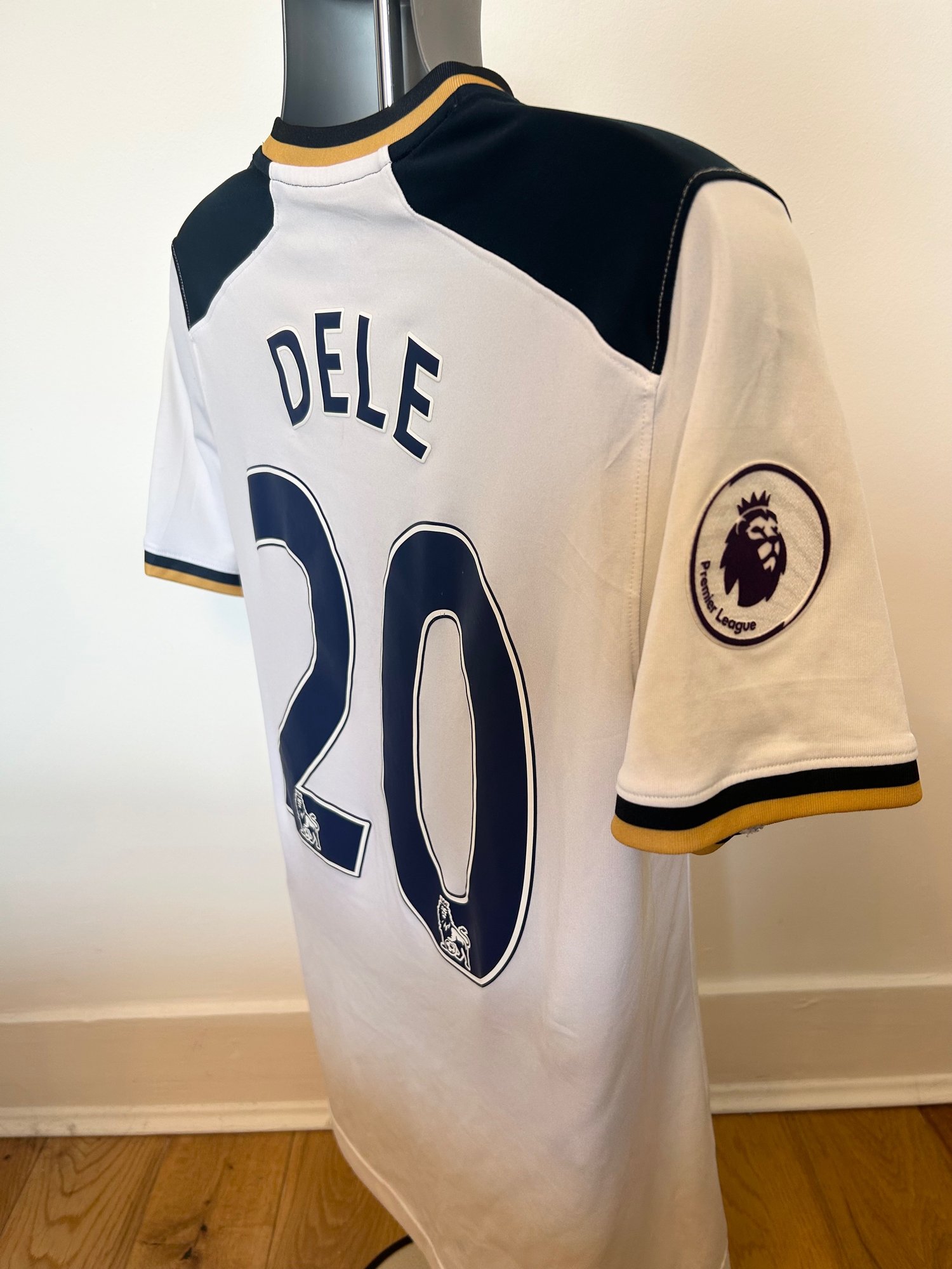 Image of Tottenham Hotspur “DELE 20” 2016/17 Home Shirt + PL patches (S)