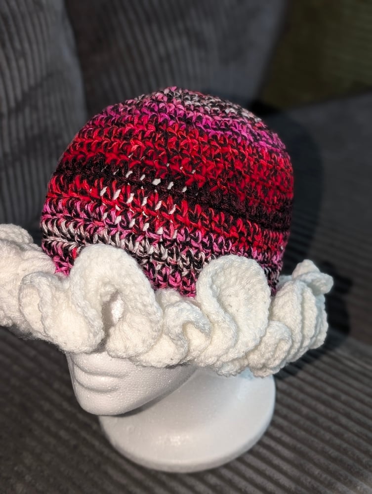 Image of Strawberry Jam Ruffle Hat