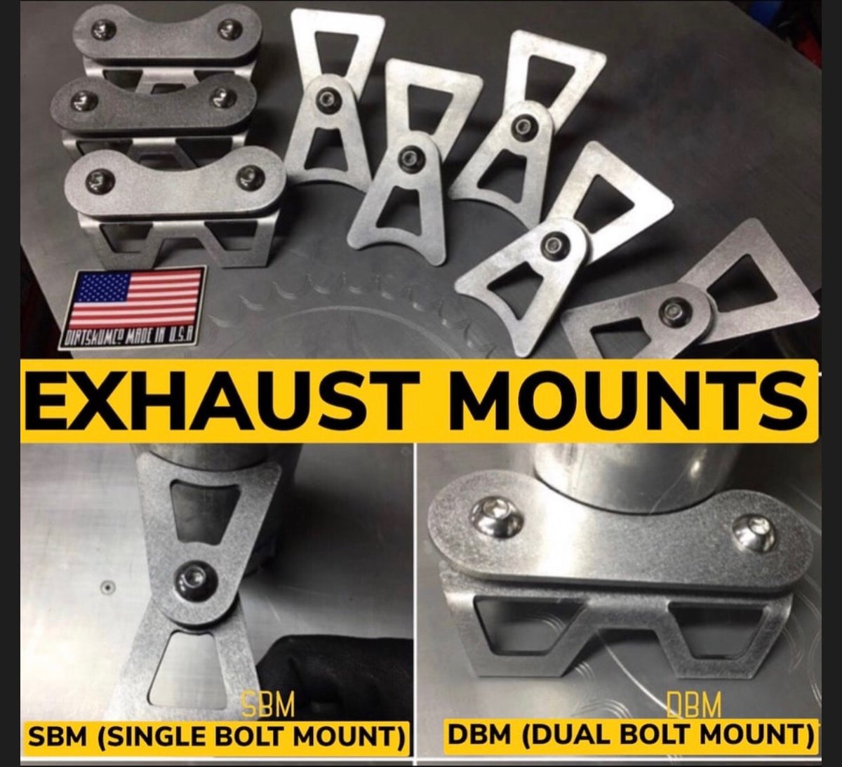 EXHAUST MOUNTS DIRTSKUM
