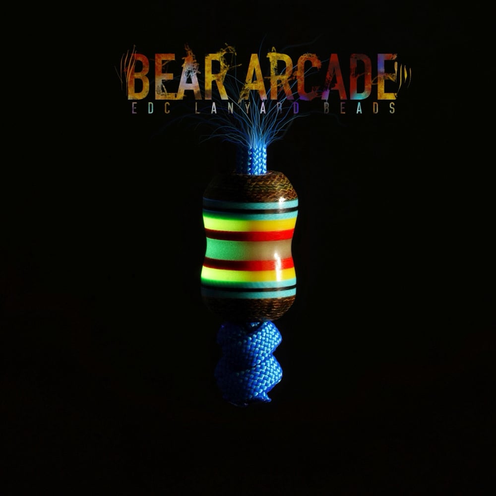 Bear Arcade EDC lanyard beads