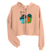 Image 3 of “DTF” Crop Hoodie