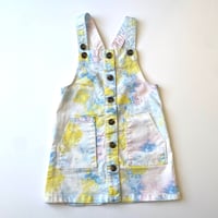Image 1 of Girls Spring Colors Overall Dress