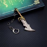 Image 7 of Gaming Weapon Keychain For Men, Metal Mens Ax Hammer Weapons Keychain Pendant, Christmas Gifts For G