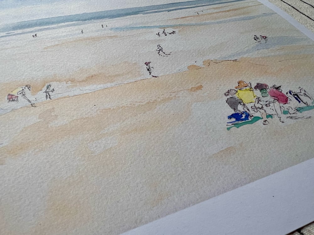 Image of Blåvand Beach diptych