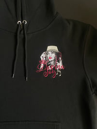 Image 3 of Davina Joy Embroidered on Black Hoodies, Zip Ups or Crew Necks 