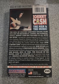 Image 2 of Johnny Cash The Man & The Music- VHS 1992