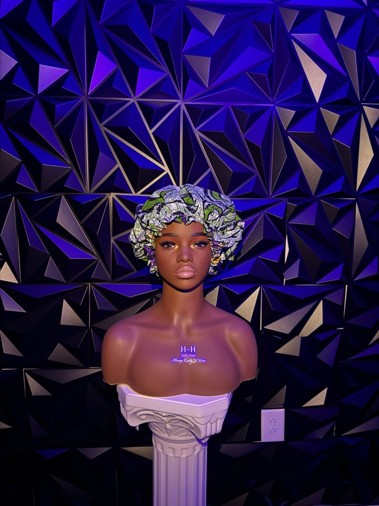 Image of African Print Bonnet — No. 03