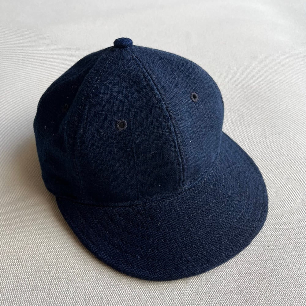 Image of Late 1930’s Style Indigo Ball Cap 001