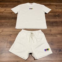 Image 1 of “TIH MATCHING SET” - OFFWHITE/GREY MARLE