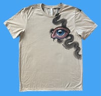 Image 1 of “BLUE EYE” CUSTOM PAINTED TEE SIZE LARGE