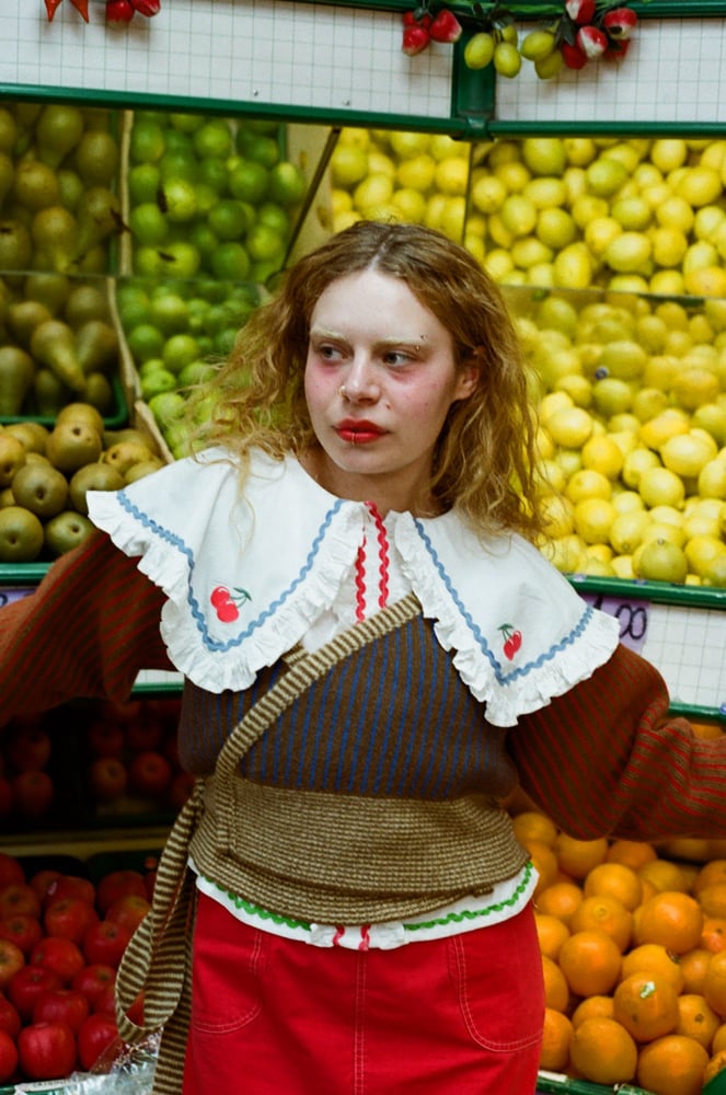 THE GREEN GROCER WRAP AROUND CARDIGAN