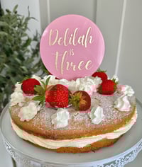 Image 3 of Acrylic Cake Topper