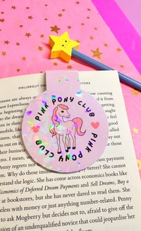 Image 1 of Pink Pony Magnetic Bookmark