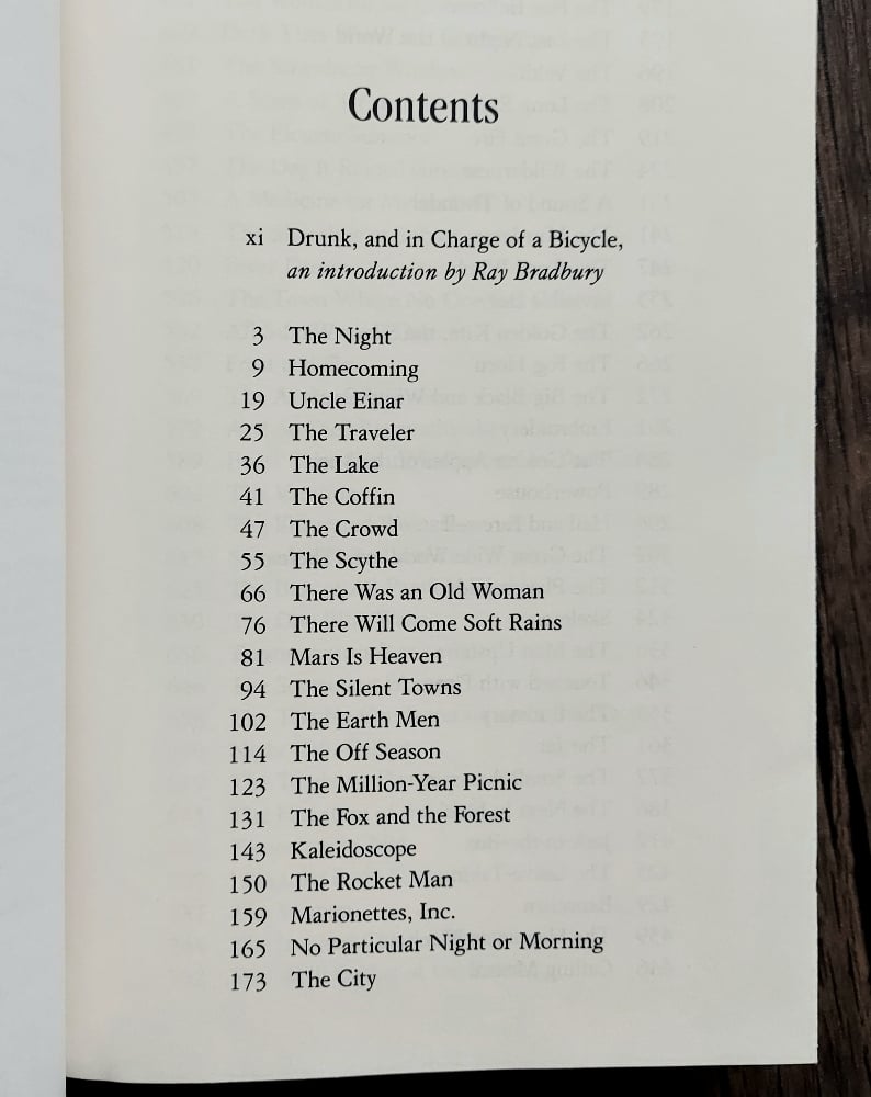 The Stories of Ray Bradbury