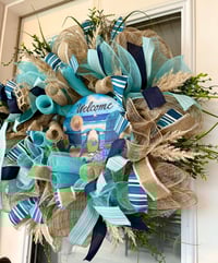 Image 5 of Beachy Welcome Wreath
