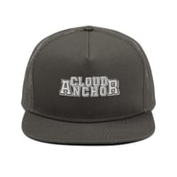 Varsity Font Logo Mesh Back Snapback