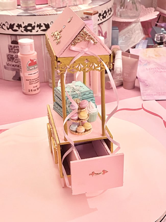 Mini Macaron Cart-Customizable