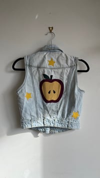 Image 1 of XS- Apple denim vest