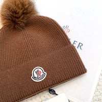 Image 3 of Monclėr Beanie with Puff