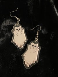 Ghost Cat Earrings