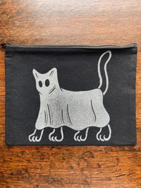 Image 2 of *LAST CALL* Ghost Cat Zipper Pouches