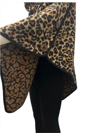 Image of Animal Print Fashion Poncho