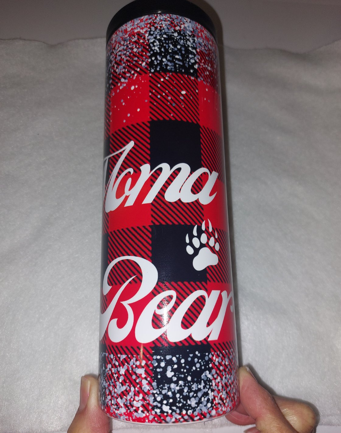 Image of 20 oz Momma Bear Stainless Steel Insulated Sublimation Tumbler 