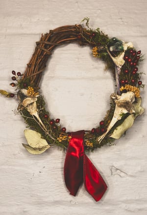 Image of Deer Vertebrae Wreath