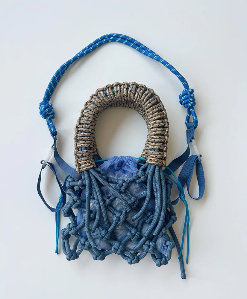Image of Available via stockist - SUNSHINE BAG - BLUE/BEIGE & BLUE