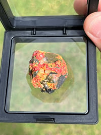 Image 9 of Realgar, Quartz & Galena Specimen | Peru #3077