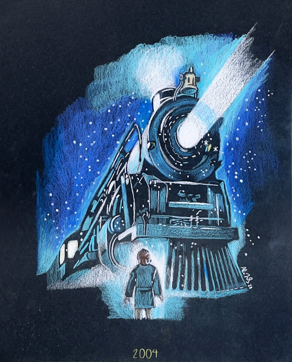 Image of “You have everything you need… if you just believe.”  THE POLAR EXPRESS Art Print